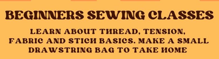 Beginner sewing classes